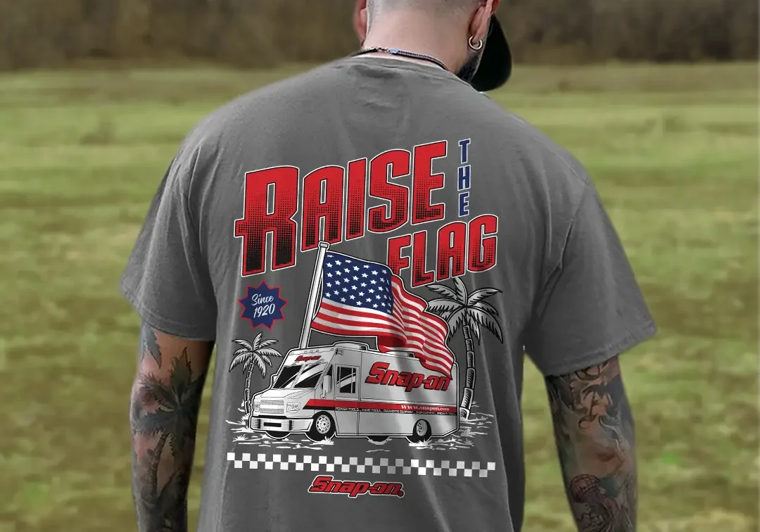 snap-on shirt mockup